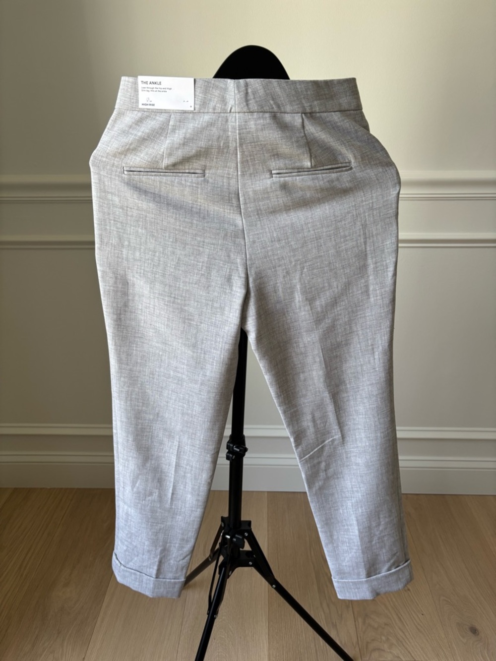 ANN TAYLOR Woman’s Light Gray Dress Pants – Tailored Slim Fit - Picture 5 of 8